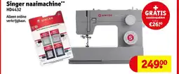 Kruidvat Singer naaimachine aanbieding