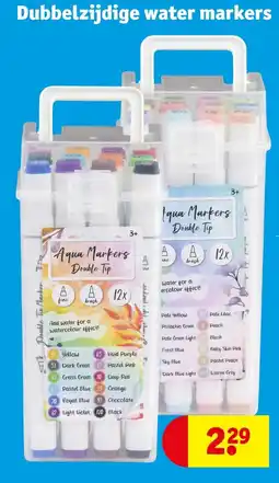 Kruidvat Dubbelzijdige Water Markers aanbieding