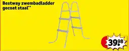 Kruidvat Bestway Zwembadladder Gecoat Staal aanbieding
