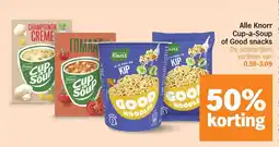 Albert Heijn Alle Knorr Cup-a-Soup of Good snacks aanbieding