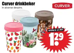 Dirk Curver drinkbeker aanbieding
