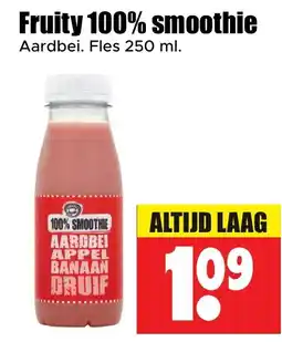 Dirk Fruity 100% smoothie aanbieding