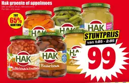 Dirk Hak groente of appelmoes aanbieding