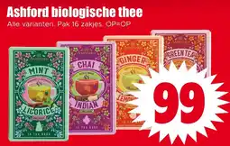 Dirk Ashford biologische thee aanbieding