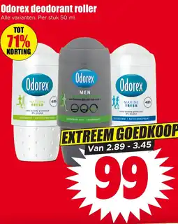 Dirk Odorex deodorant roller aanbieding