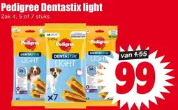 Dirk Pedigree Dentastix light aanbieding