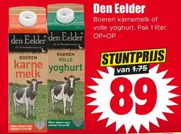 Dirk den Eelder boeren karnemelk of volle yoghurt aanbieding