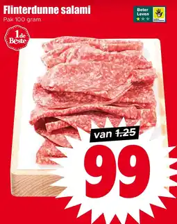 Dirk Flinterdunne salami aanbieding