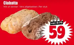 Dirk Ciabatta aanbieding