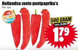 Dirk Hollandse zoete punt paprika's aanbieding