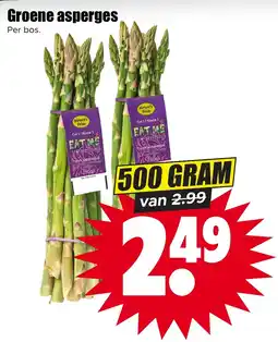 Dirk Nature's Pride groene asperges aanbieding