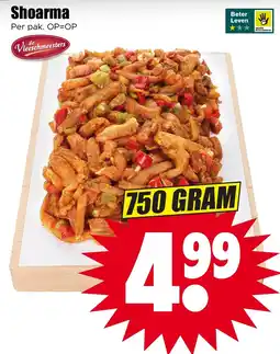 Dirk de Vleeschmeesters Shoarma aanbieding