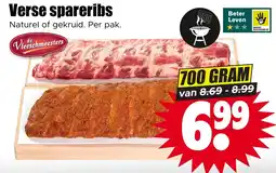 Dirk de Vleeschmeesters verse spareribs aanbieding