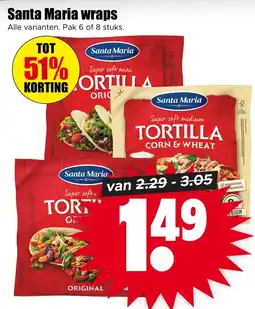 Dirk Santa Maria wraps aanbieding