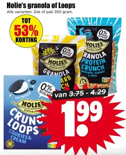 Dirk Holie's granola of loops aanbieding