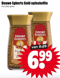 Dirk Douwe Egberts Gold oploskoffie aanbieding