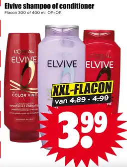 Dirk Elvive shampoo of conditioner aanbieding