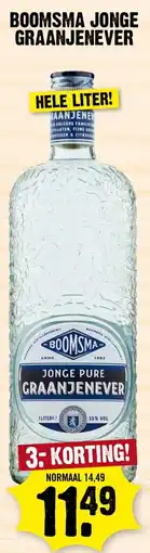 Dirk Boomsma jonge graanjenever aanbieding