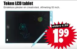 Dirk Teken LCD tablet aanbieding