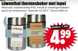 Dirk Löwenthal thermosbeker met lepel aanbieding