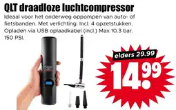 Dirk QLT draadloze luchtcompressor aanbieding