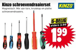 Dirk Kinzo schroevendraaierset aanbieding