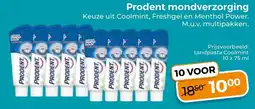 Trekpleister Prodent mondverzorging aanbieding