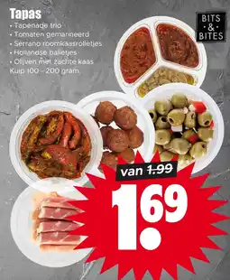 Dirk Bits & Bites tapas aanbieding