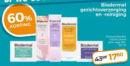 Trekpleister Biodermal gezichtsverzorging en -reiniging aanbieding