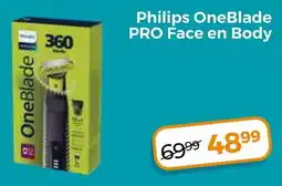 Trekpleister Philips OneBlade PRO Face en Body aanbieding