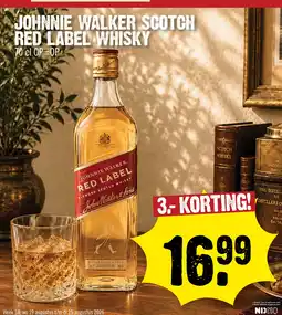 Super Dirck 3 johnnie walker scotch red label whisky aanbieding
