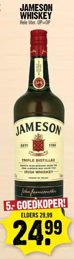 Super Dirck 3 Jameson Whiskey aanbieding