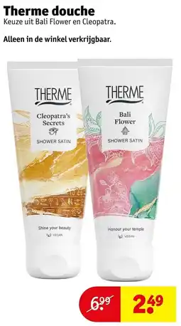 Kruidvat Therme Douche aanbieding