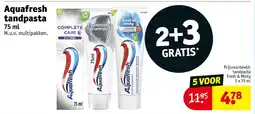 Kruidvat Aquafresh Tandpasta aanbieding