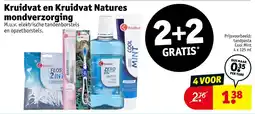 Kruidvat Kruidvat en Kruidvat Natures Mondverzorging aanbieding