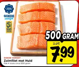 Vomar Voordeelmarkt Zalmfilet met Huid aanbieding