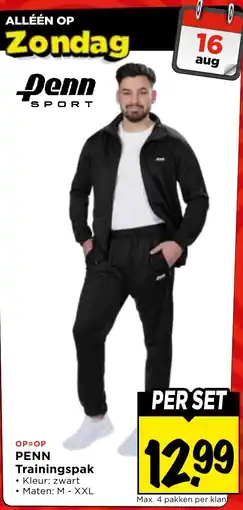 Vomar Voordeelmarkt Penn Trainingspak aanbieding