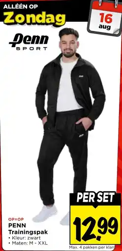 Vomar Voordeelmarkt Penn Trainingspak aanbieding