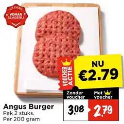 Vomar Voordeelmarkt Angus Burger aanbieding