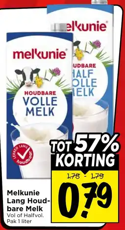 Vomar Voordeelmarkt Melkunie Lang Houdbare Melk aanbieding