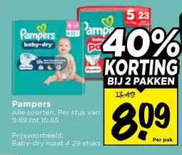 Vomar Voordeelmarkt Pampers aanbieding