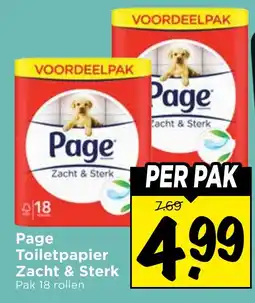 Vomar Voordeelmarkt Page Toilet papier aanbieding