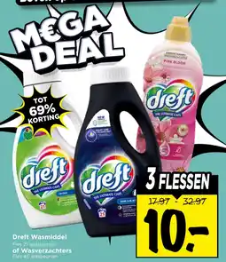 Vomar Voordeelmarkt Dreft Wasmiddel aanbieding
