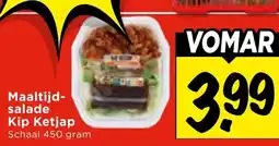 Vomar Voordeelmarkt Maaltijd-salade Kip Ketjap aanbieding