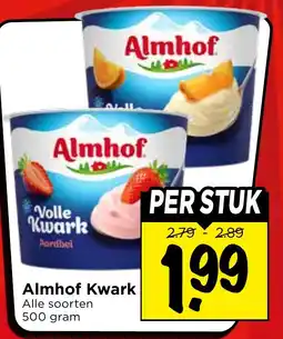 Vomar Voordeelmarkt Almhof Kwark aanbieding