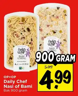 Vomar Voordeelmarkt Daily Chef Nasi of Bami aanbieding