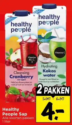 Vomar Voordeelmarkt Healthy People Sap aanbieding