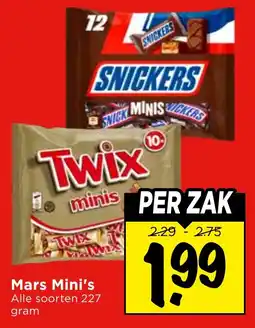 Vomar Voordeelmarkt Alle Mars Mini's aanbieding
