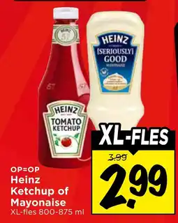 Vomar Voordeelmarkt Heinz Ketchup of Mayonaise aanbieding