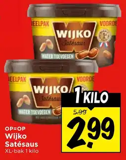 Vomar Voordeelmarkt Wijko Satésaus aanbieding